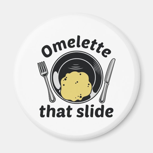Omelette That Slide Magnet (Front)