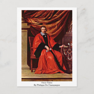 Omer Talon By Philippe De Champaigne Postcard