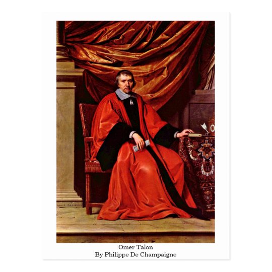 Omer Talon By Philippe De Champaigne Postcard