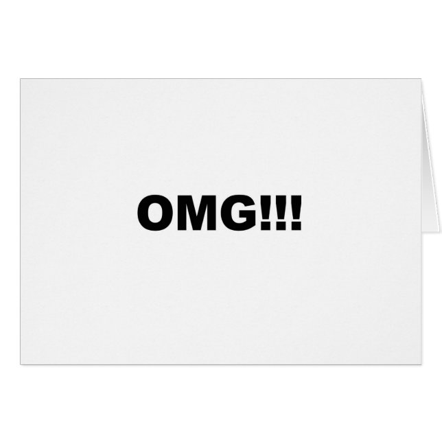 OMG!!! (Front Horizontal)