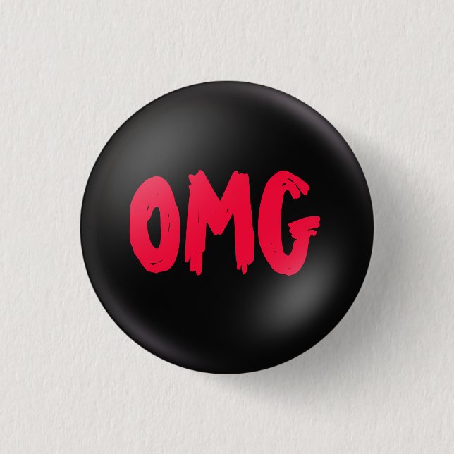 OMG 3 CM ROUND BADGE (Front)