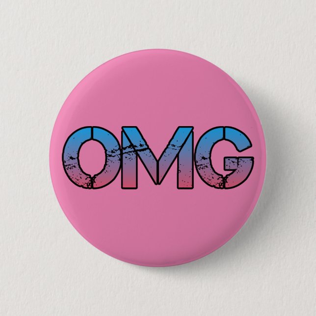 OMG 6 CM ROUND BADGE (Front)