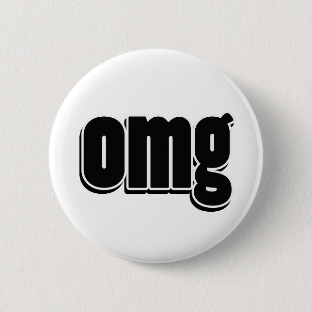 OMG 6 CM ROUND BADGE (Front)