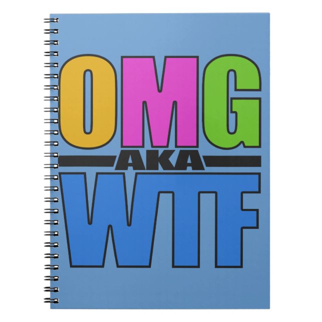 OMG aka WTF custom notebook (Front)