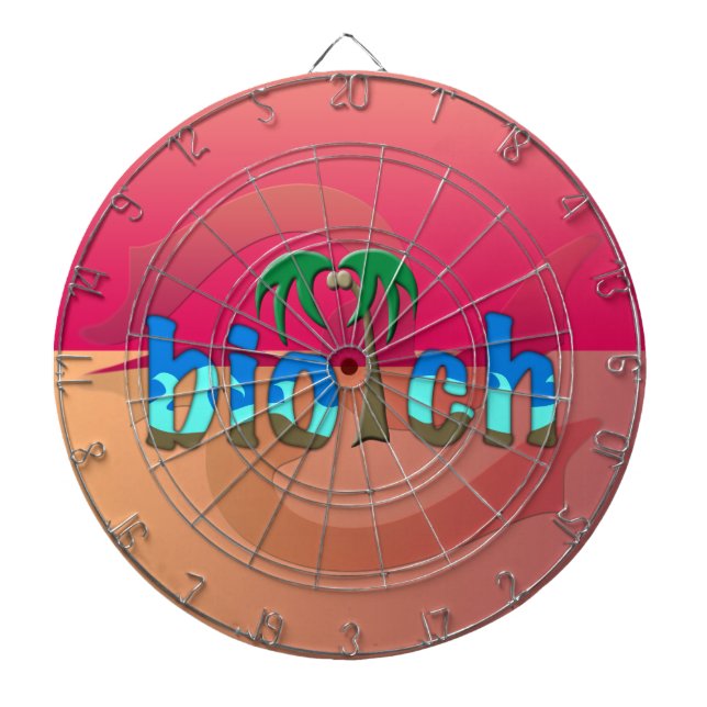 OMG! biotch Dartboard (Front)