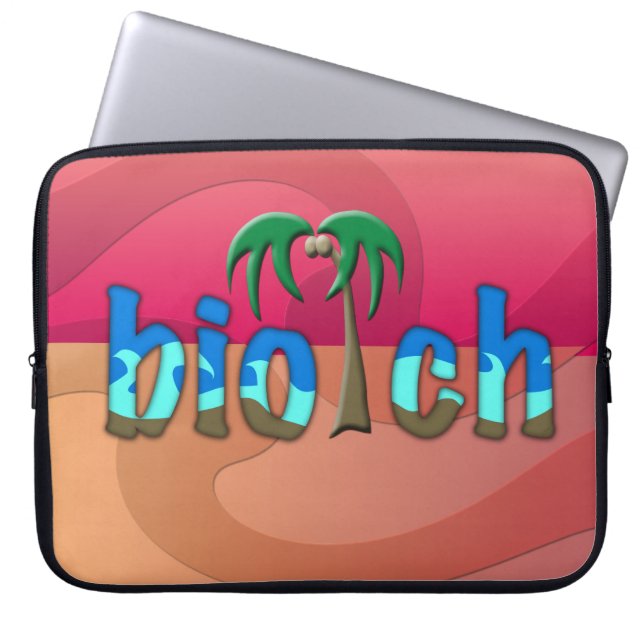 OMG! biotch Laptop Sleeve (Front)