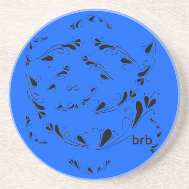 OMG! brb Coaster (Front)