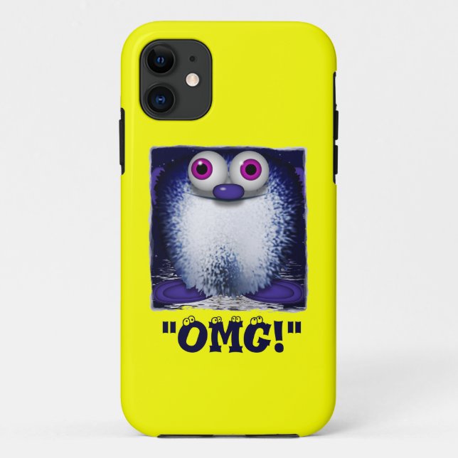 OMG Cute Fuzzy Cartoon Wuzzy Butt iPhone Case (Back)
