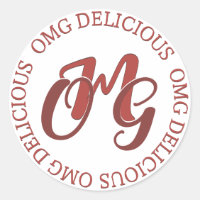 OMG DELICIOUS Generic Food Product Label