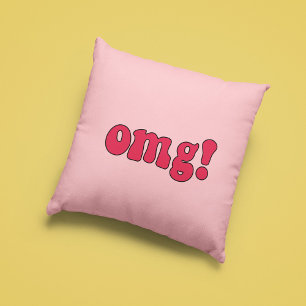 OMG! funny retro Cushion
