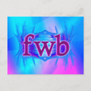 OMG! fwb Postcard
