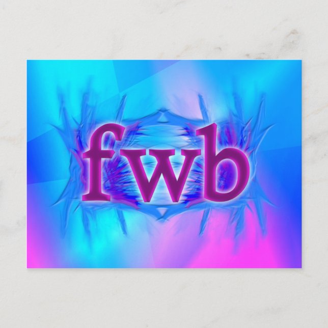OMG! fwb Postcard (Front)