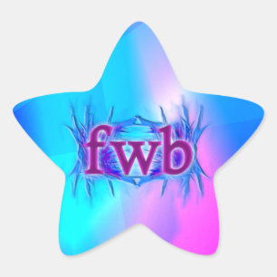 OMG! fwb Star Sticker