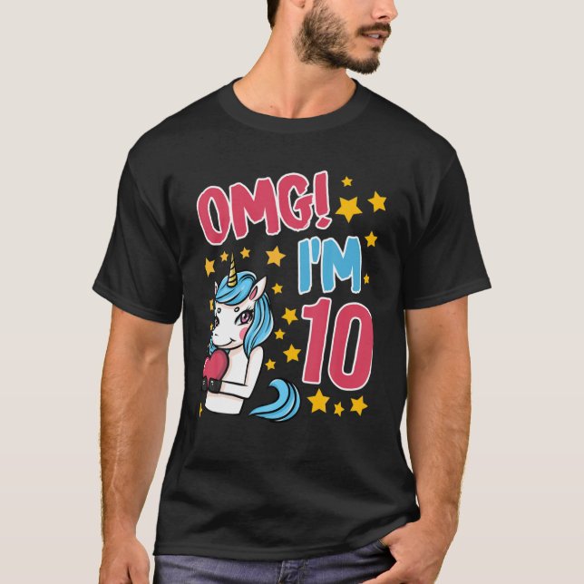 OMG I AM 10 Classic T-Shirt (Front)