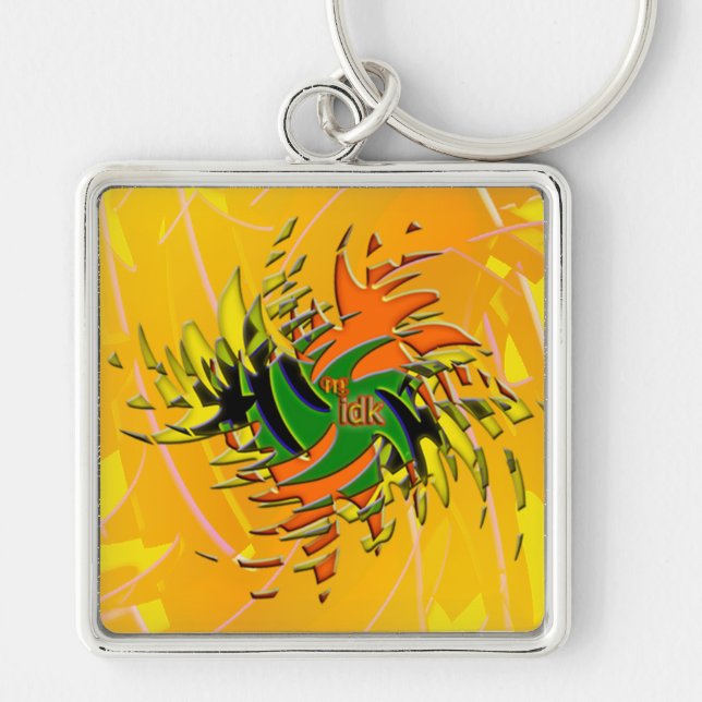 OMG! idk Key Ring (Front)