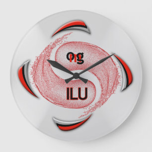 OMG! ilu Large Clock