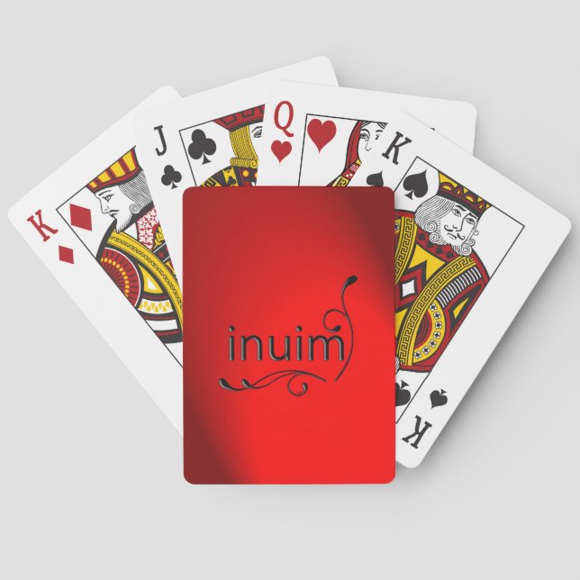 OMG! inuim Playing Cards (Back)