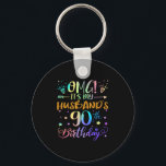 Omg Its My Husbands 90th Birthday Sweet 90 Years O Key Ring<br><div class="desc">Omg Its My Husbands 90th Birthday Sweet 90 Years Old Premium</div>