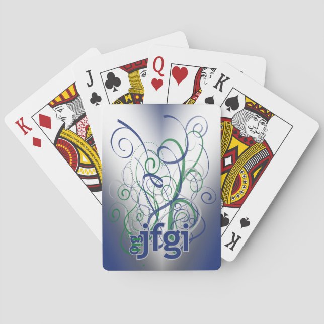 OMG! jfgi Playing Cards (Back)