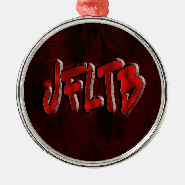 OMG! jfltb Metal Tree Decoration (Front)