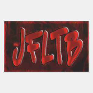 OMG! jfltb Rectangular Sticker