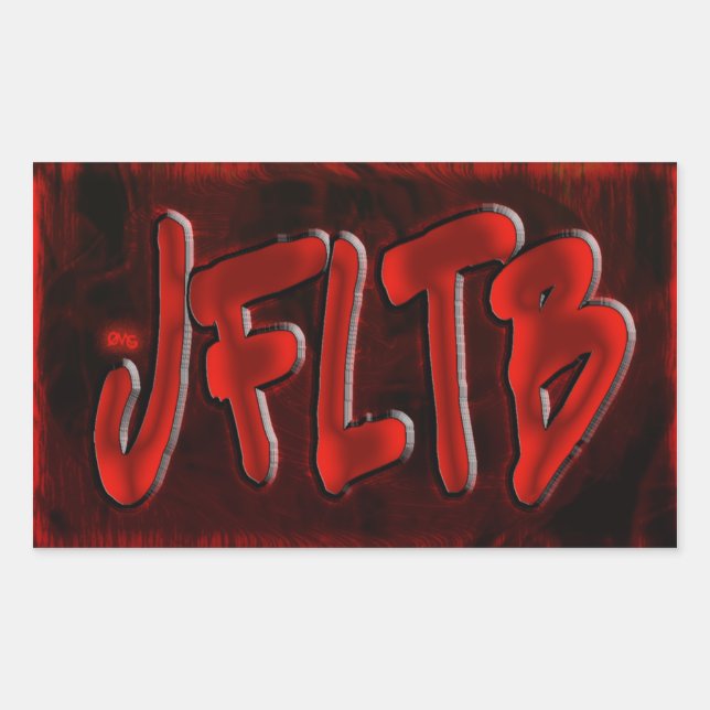 OMG! jfltb Rectangular Sticker (Front)