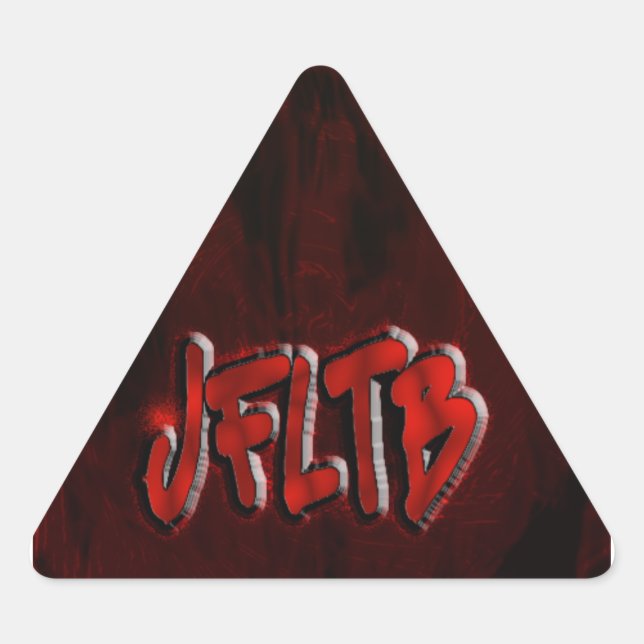 OMG! jfltb Triangle Sticker (Front)