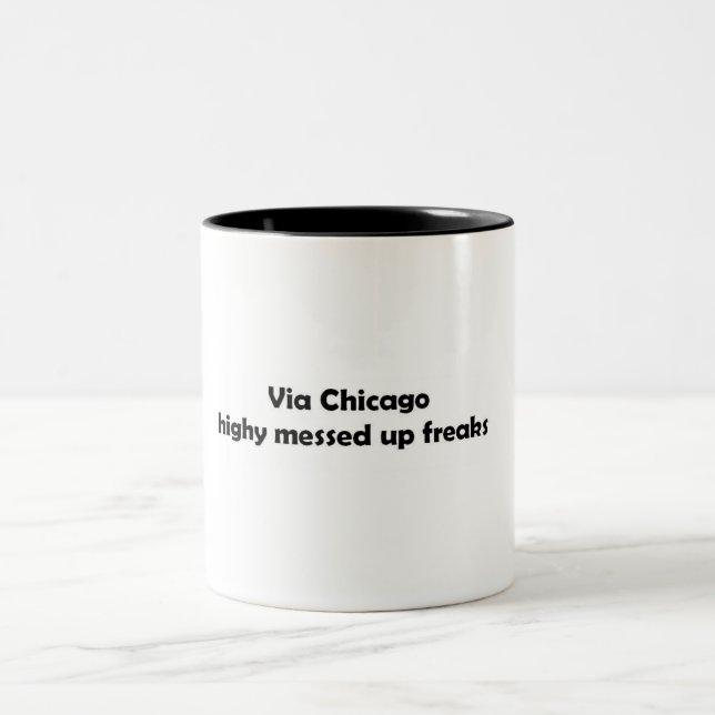 OMG Just answer the question! Two-Tone Coffee Mug (Center)