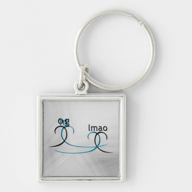 OMG! lmao Key Ring (Front)