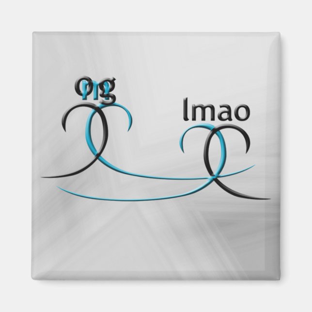 OMG! lmao Magnet (Front)