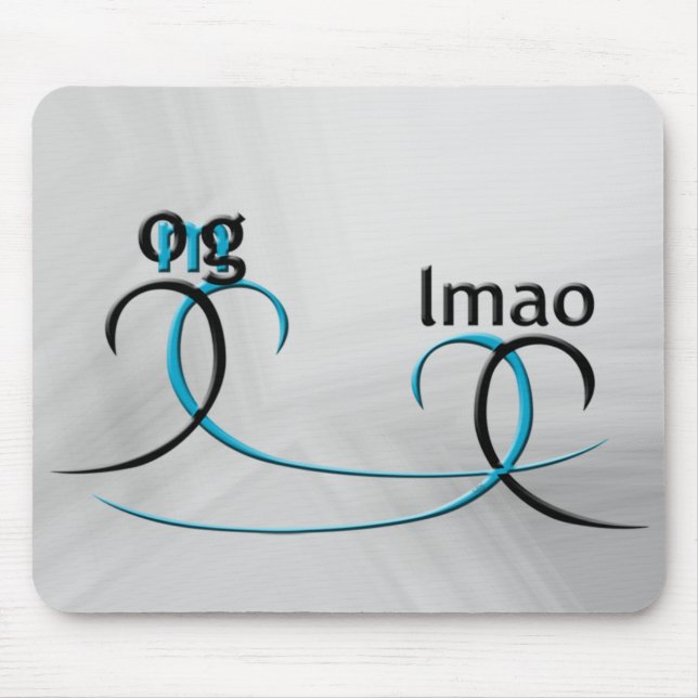 OMG! lmao Mouse Mat (Front)