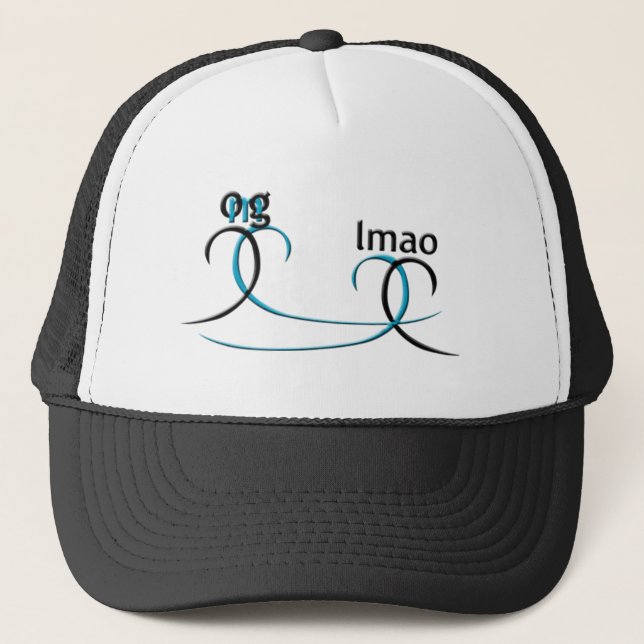 OMG! lmao Trucker Hat (Front)