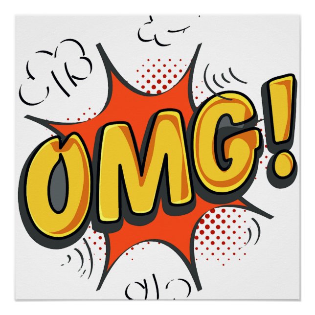 OMG logo Poster (Front)