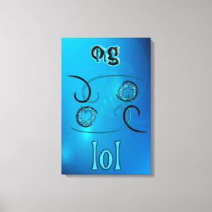 OMG! lol Canvas Print