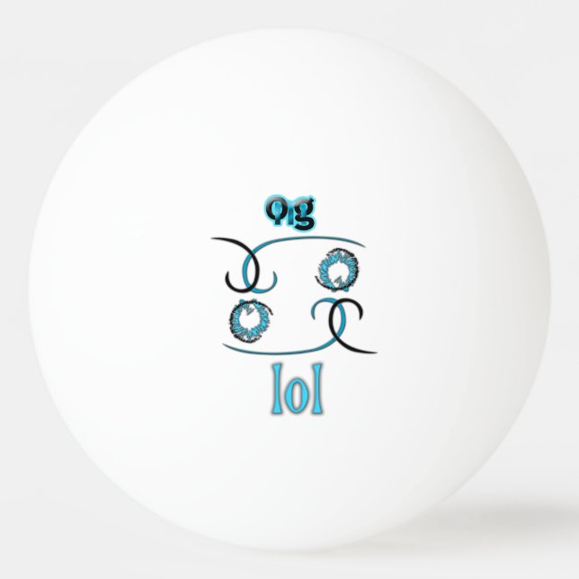 OMG! lol Ping Pong Ball (Front)