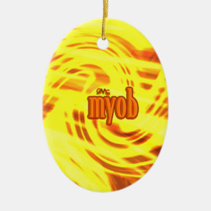 OMG! myob Ceramic Tree Decoration