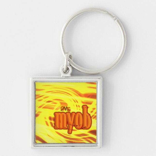 OMG! myob Key Ring (Front)