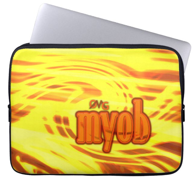 OMG! myob Laptop Sleeve (Front)