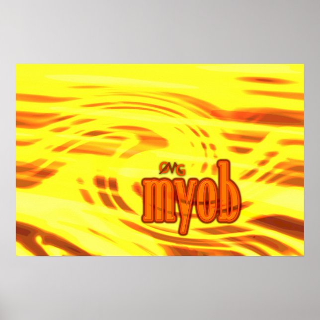 OMG! myob Poster (Front)