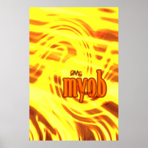 OMG! myob Poster