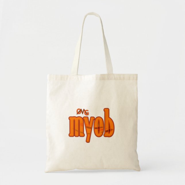 OMG! myob Tote Bag (Front)