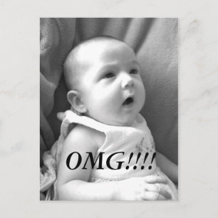 OMG News card!! Postcard