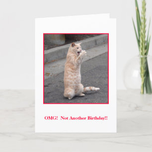 OMG: Not Another Birthday! Card