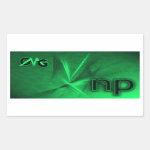 OMG! np Rectangular Sticker