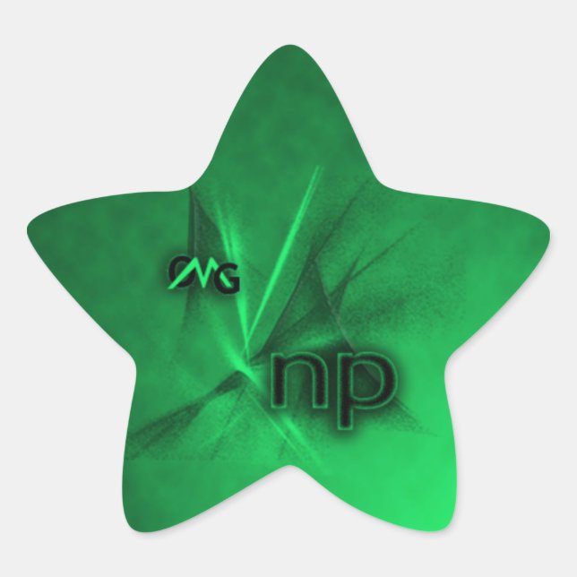 OMG! np Star Sticker (Front)