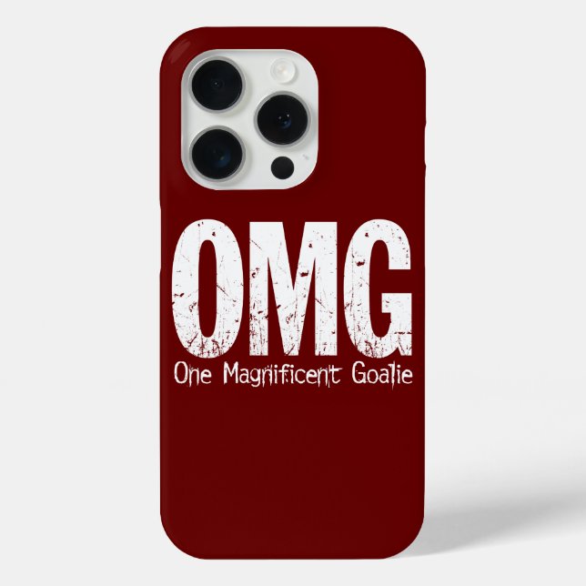 OMG: One Magnificent Goalie Case-Mate iPhone Case (Back)