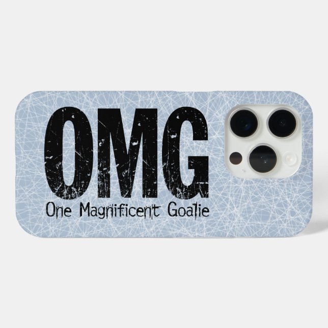 OMG: One Magnificent Goalie (Hockey) Case-Mate iPhone Case (Back (Horizontal))