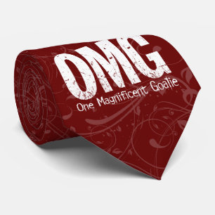 OMG: One Magnificent Goalie (Hockey) Tie