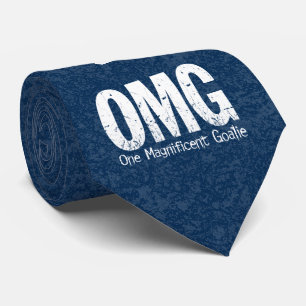 OMG: One Magnificent Goalie (Hockey) Tie