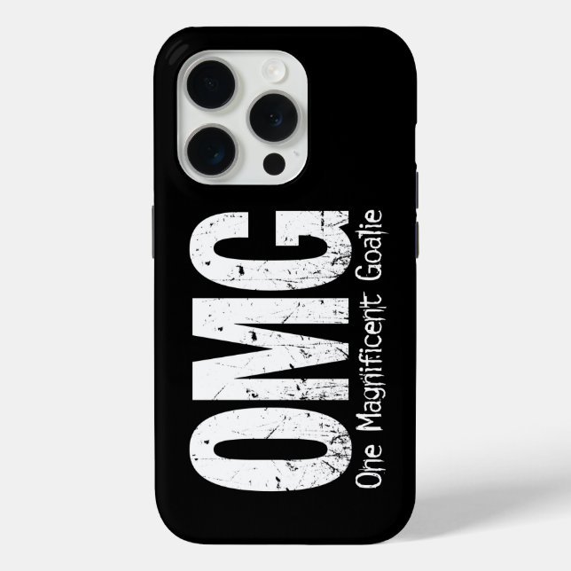 OMG: One Magnificent Goalie (Soccer) Case-Mate iPhone Case (Back)
